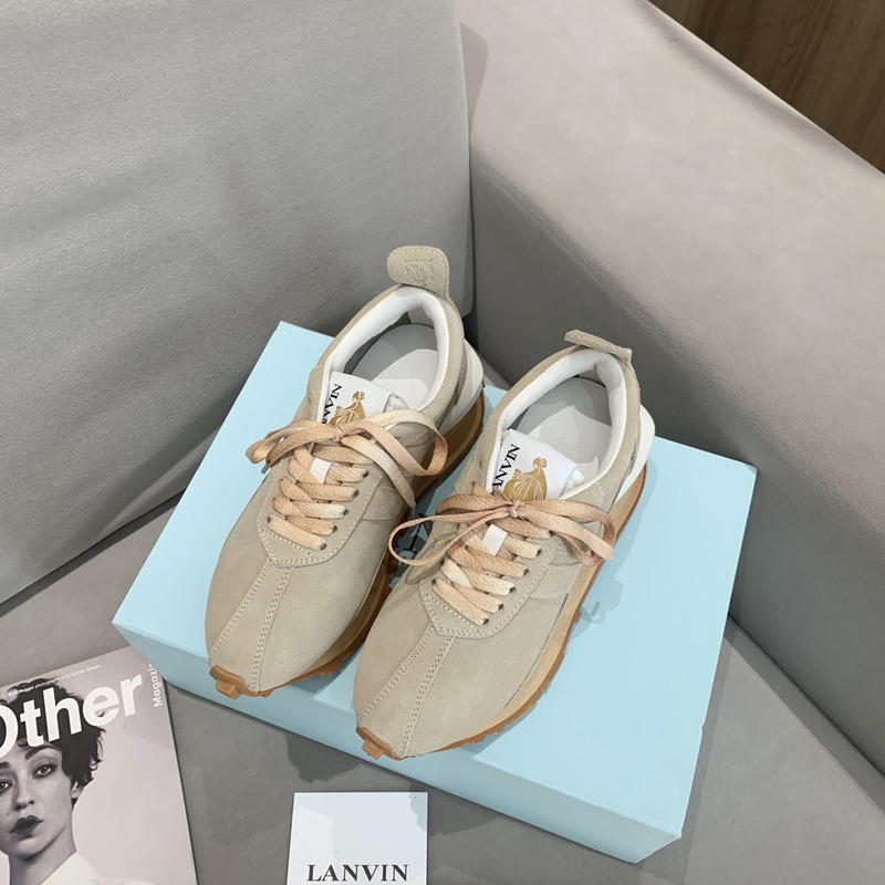 LANVIN Bump Sneaker Camel