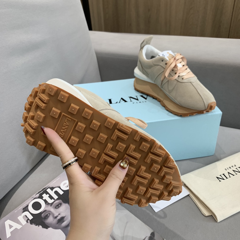 LANVIN Bump Sneaker Camel