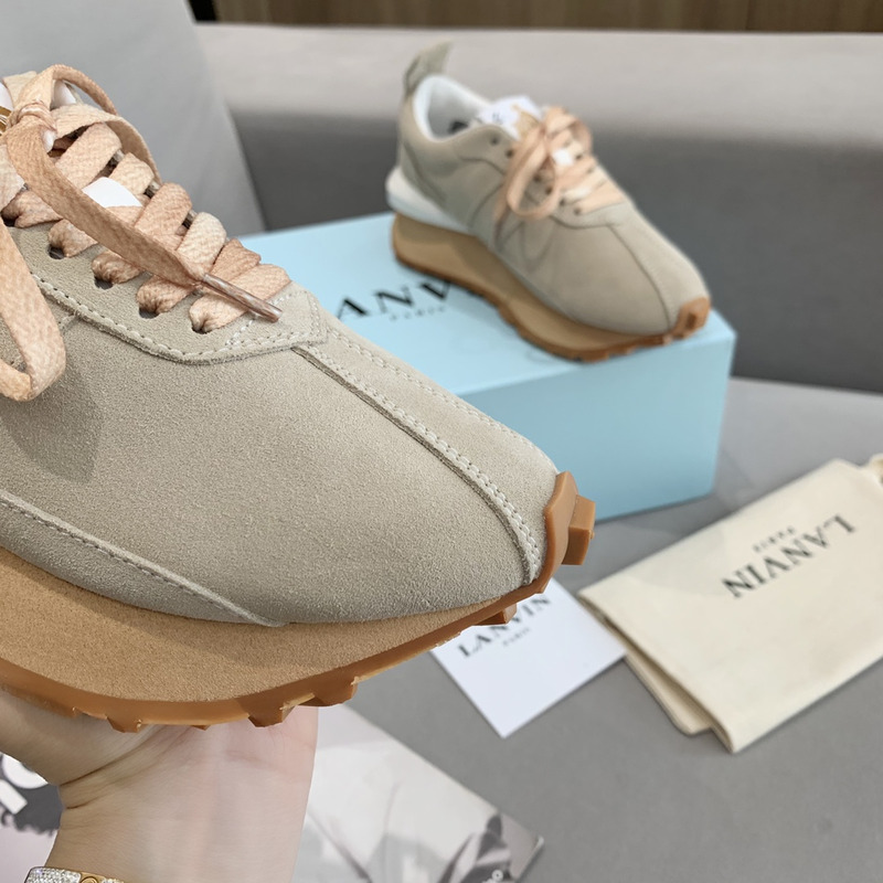 LANVIN Bump Sneaker Camel