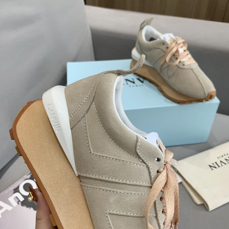 LANVIN Bump Sneaker Camel