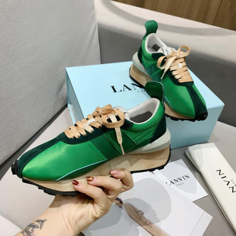 LANVIN Bumper Sneaker Dark Green