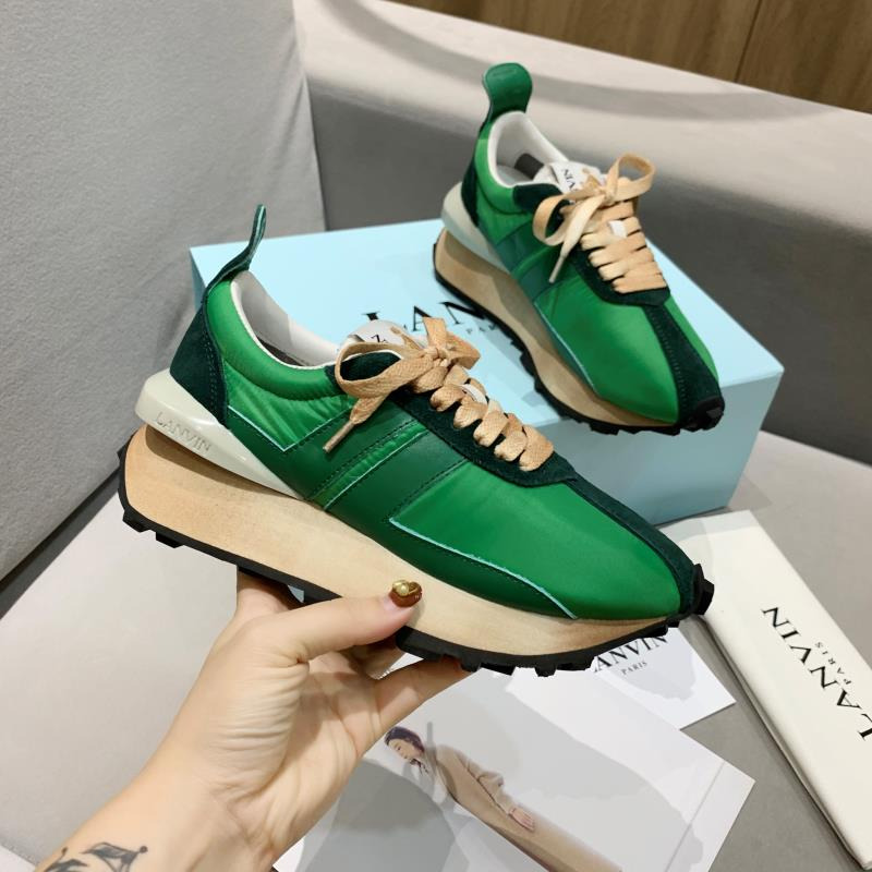 LANVIN Bumper Sneaker Dark Green