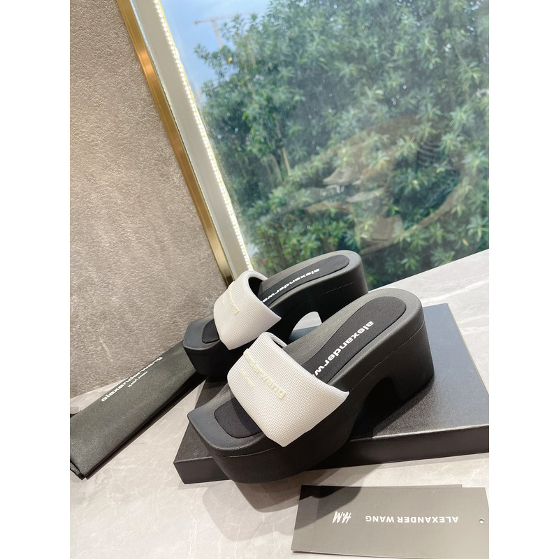 Alexander wang Nylon Platform Sandals White