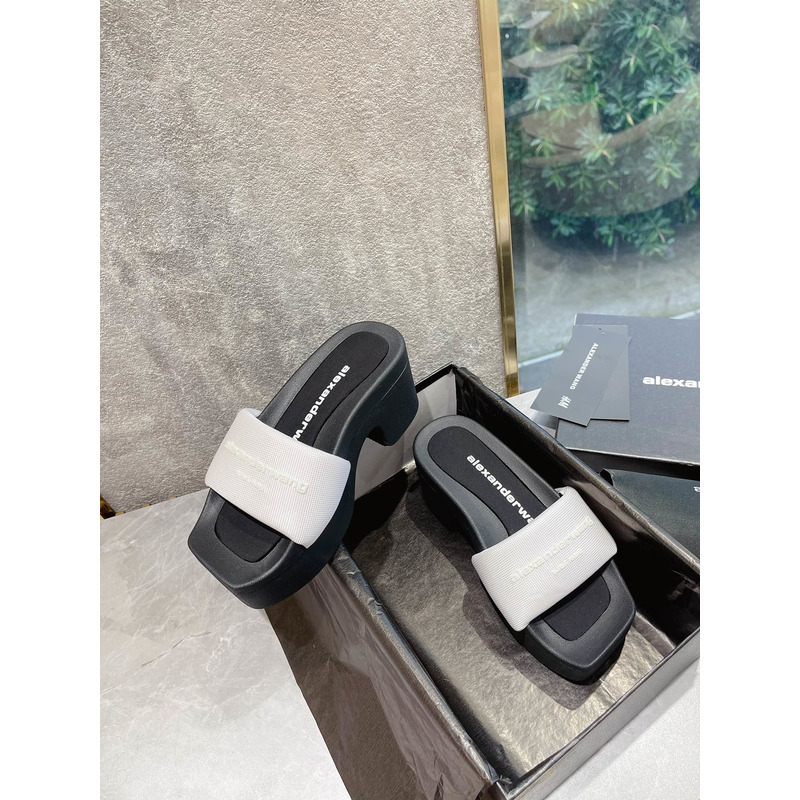 Alexander wang Nylon Platform Sandals White