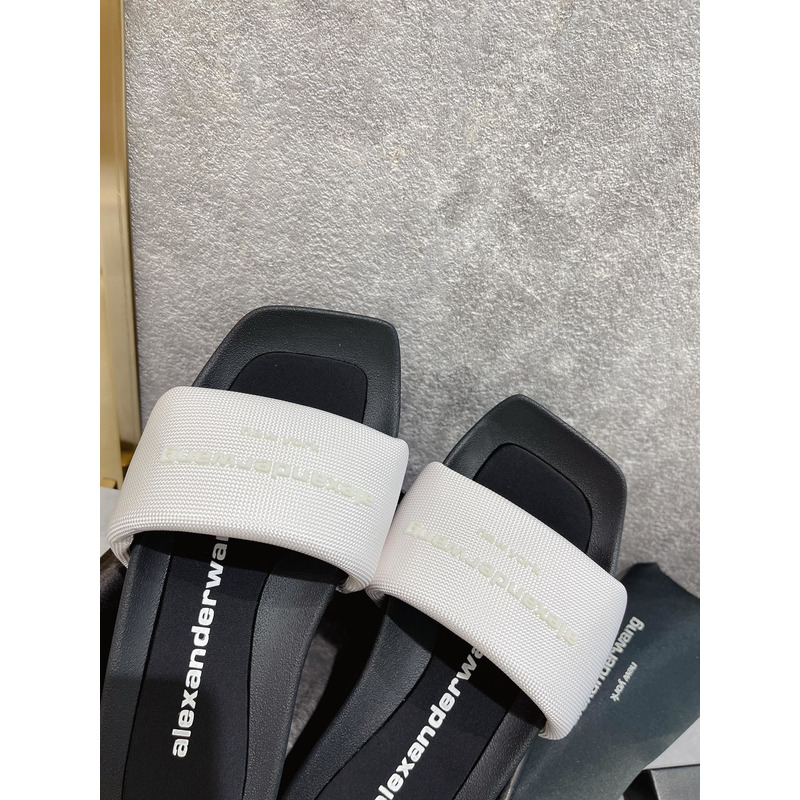 Alexander wang Nylon Platform Sandals White