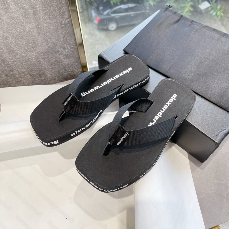 Alexander Wang Logo-print Flip-flops