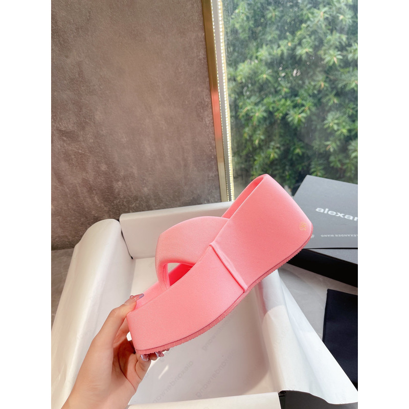 Alexander Wang Platform Slides Pink