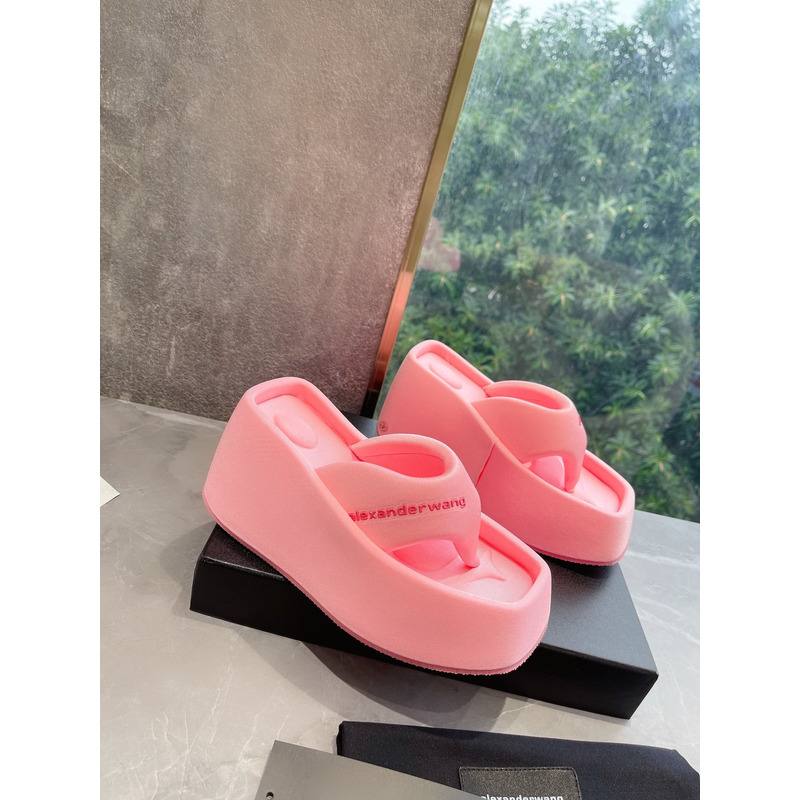 Alexander Wang Platform Slides Pink