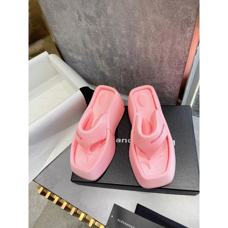 Alexander Wang Platform Slides Pink