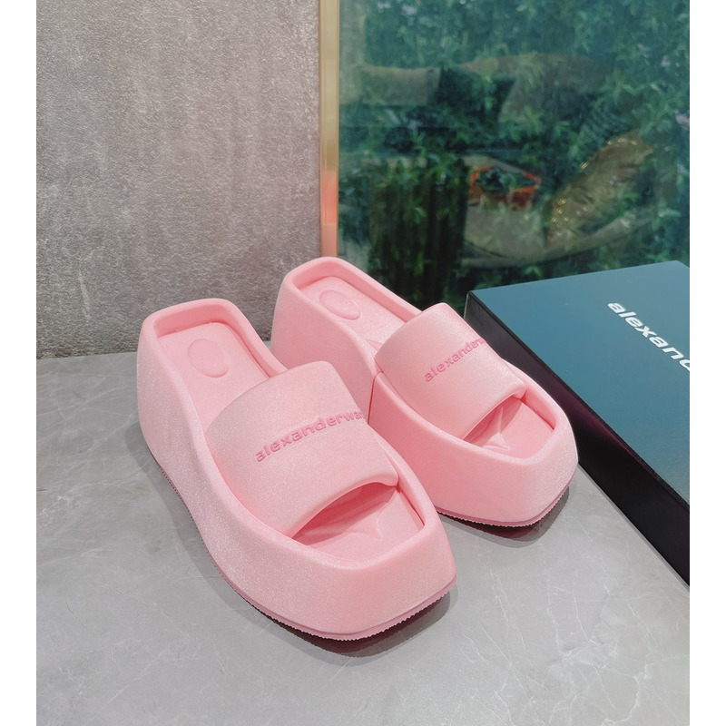 Alexander Wang taji Lycra Platform Sandals Pink