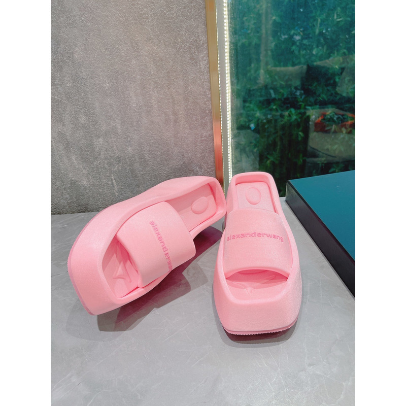 Alexander Wang taji Lycra Platform Sandals Pink