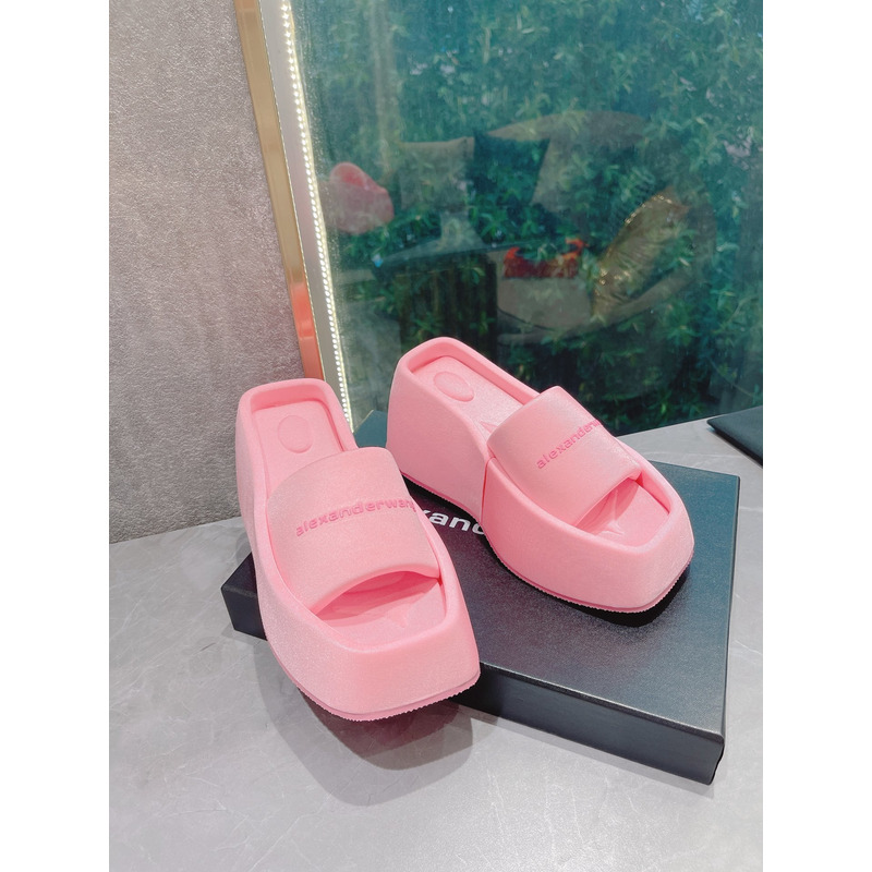 Alexander Wang taji Lycra Platform Sandals Pink