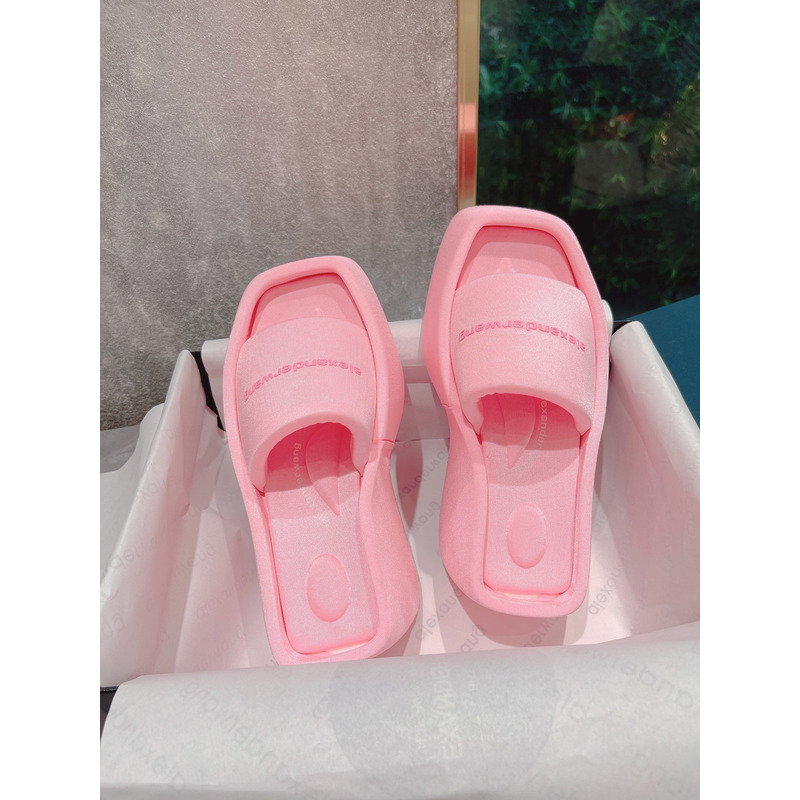 Alexander Wang taji Lycra Platform Sandals Pink