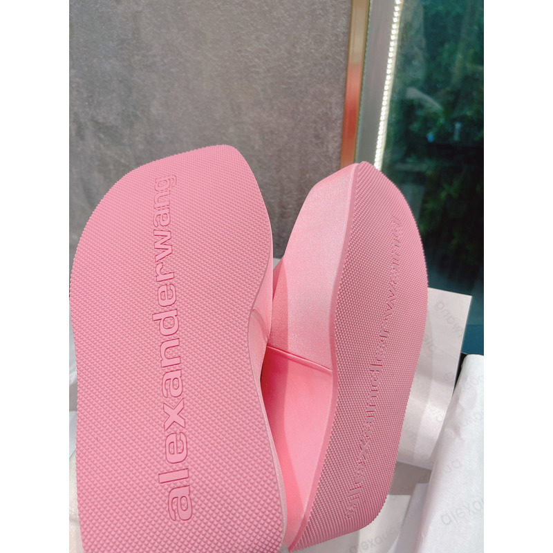 Alexander Wang taji Lycra Platform Sandals Pink