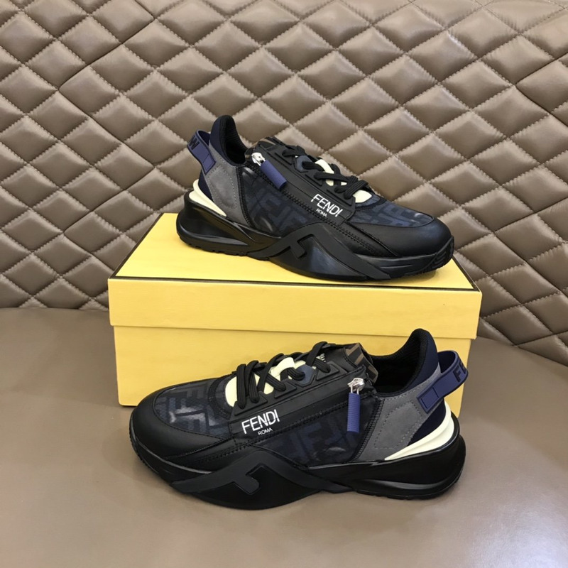 F**di flow running sneakers black