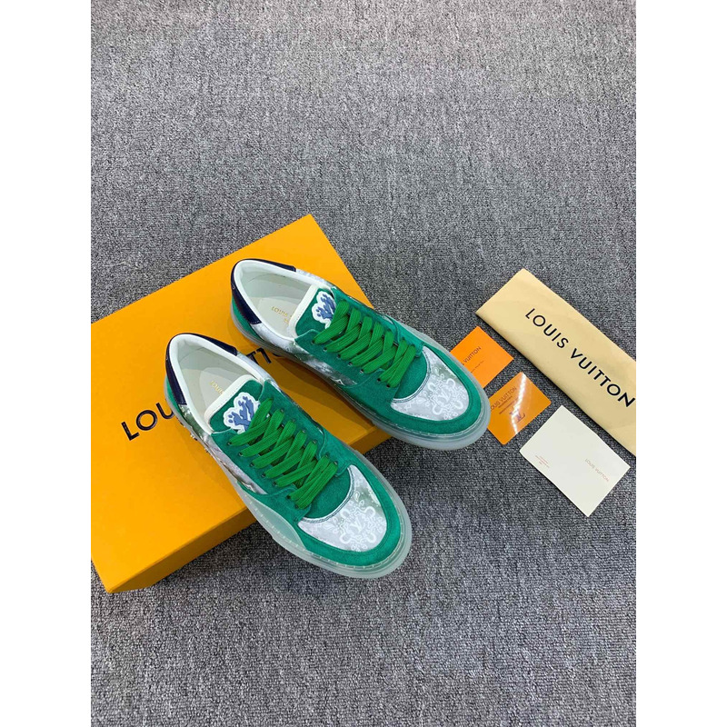 Sup*e x lv ollie sneaker green