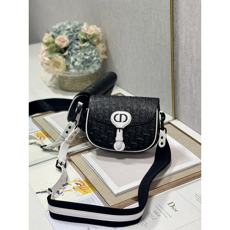 D*or medium D*or bobby bag 23×18×7cm black