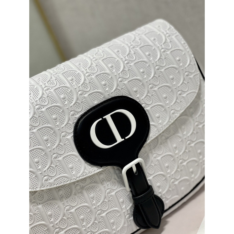 D*or large bobby bag 27×19.5×8cm white