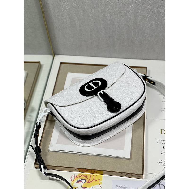 D*or large bobby bag 27×19.5×8cm white