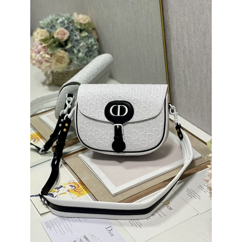 D*or large bobby bag 27×19.5×8cm white