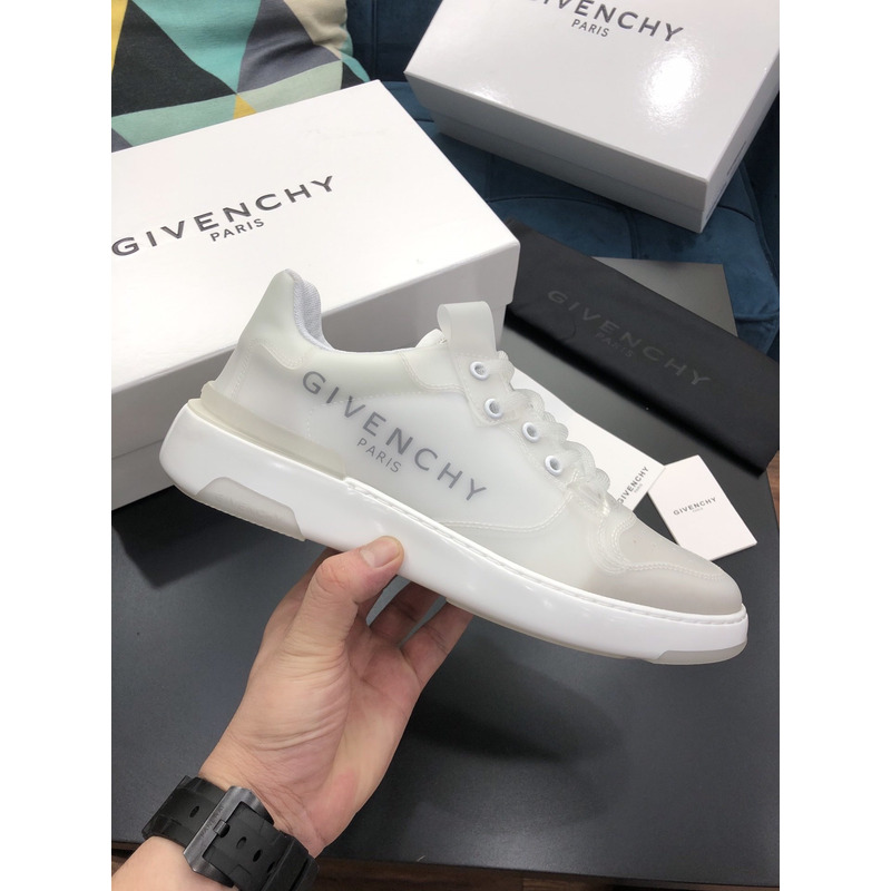 Givenchy Clear Rubber Low-Top Sneakers White