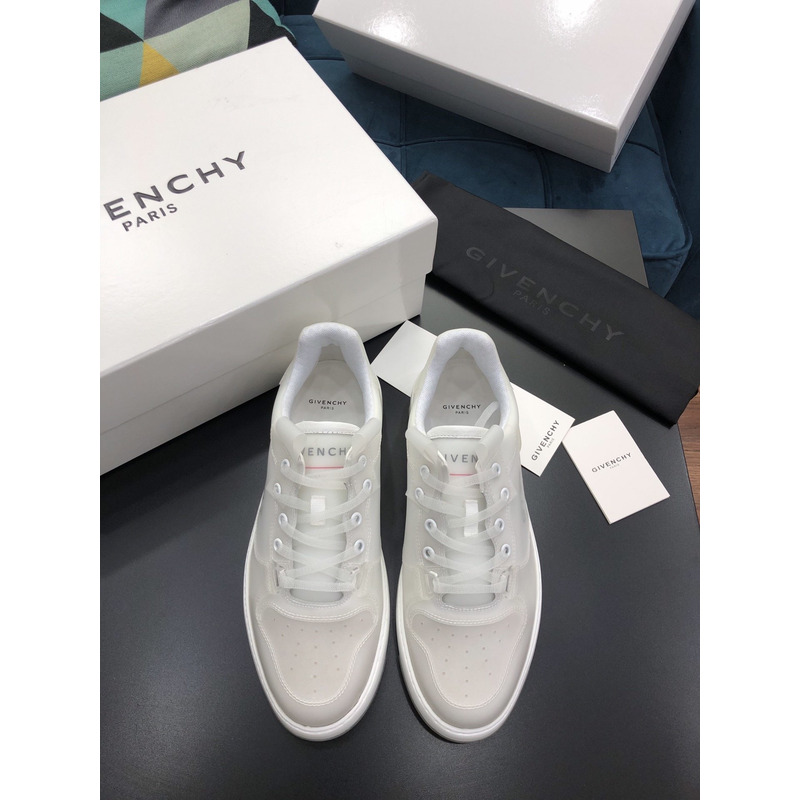 Givenchy Clear Rubber Low-Top Sneakers White