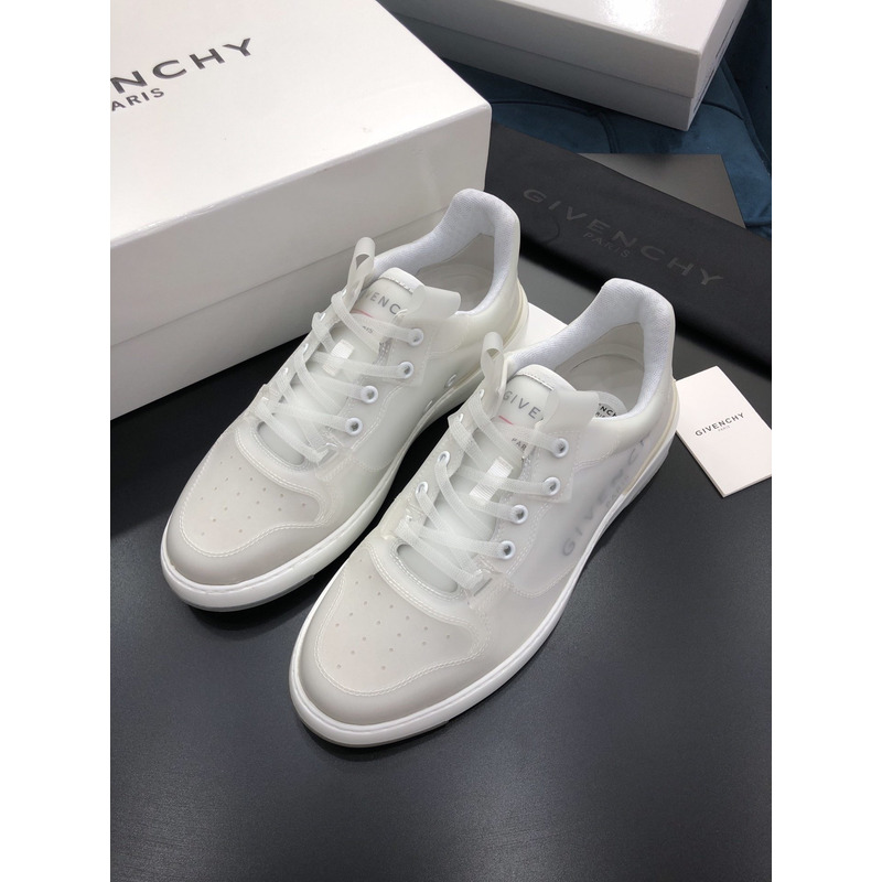 Givenchy Clear Rubber Low-Top Sneakers White