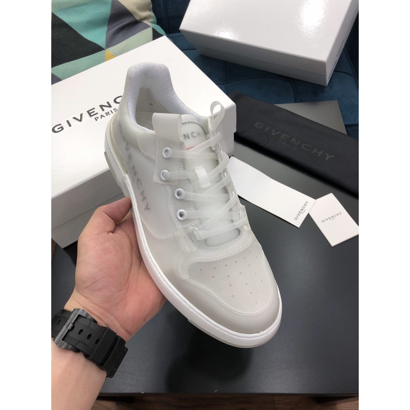 Givenchy Clear Rubber Low-Top Sneakers White