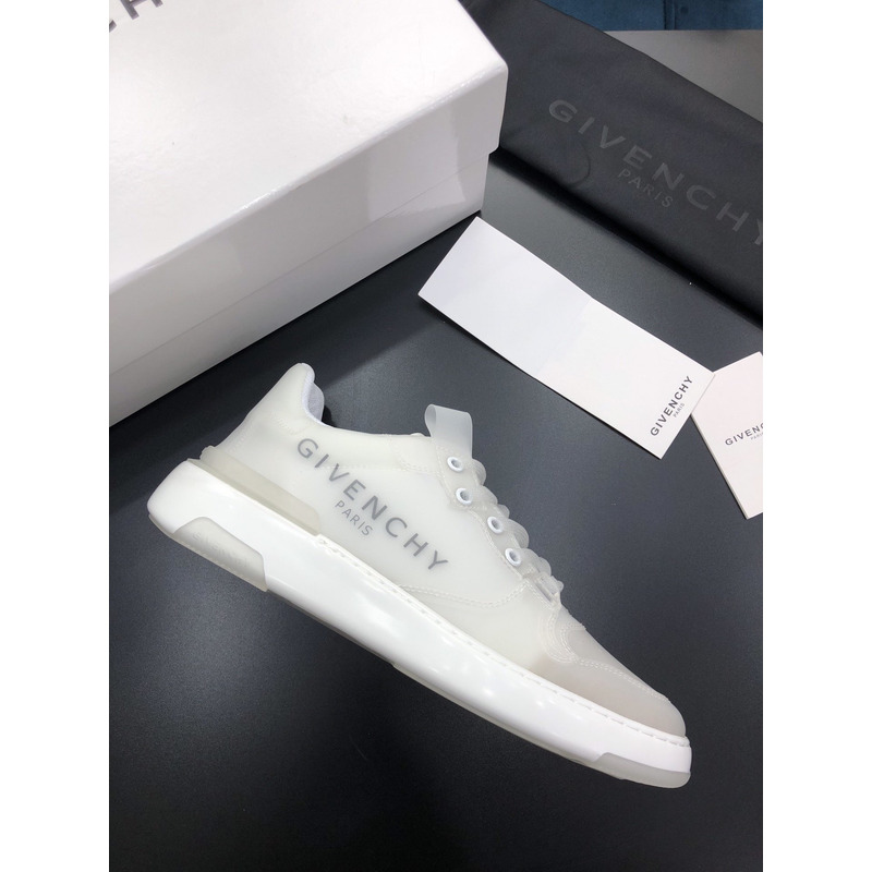 Givenchy Clear Rubber Low-Top Sneakers White