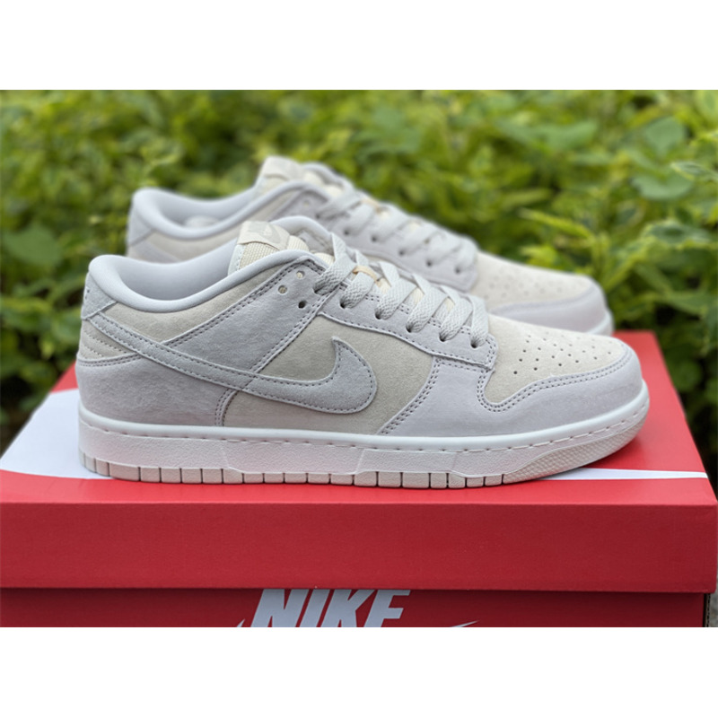 Nike Dunk Low Premium Cream Suede Grey