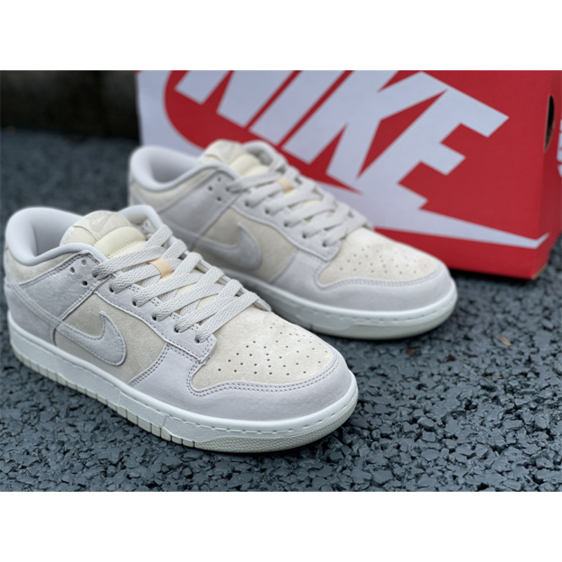 Nike Dunk Low Premium Cream Suede Grey