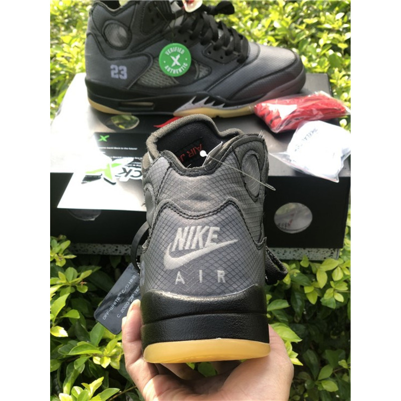 Jordan 5 Retro&Off-White Black