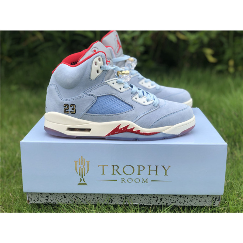 Jordan 5 Trophy Room Ice Blue