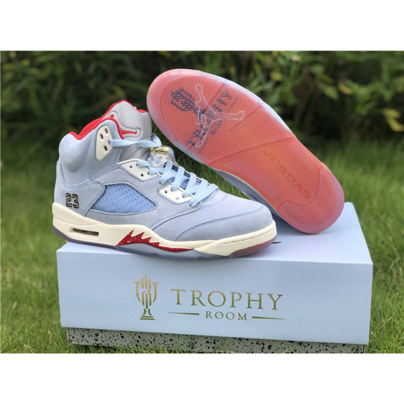 Jordan 5 Trophy Room Ice Blue