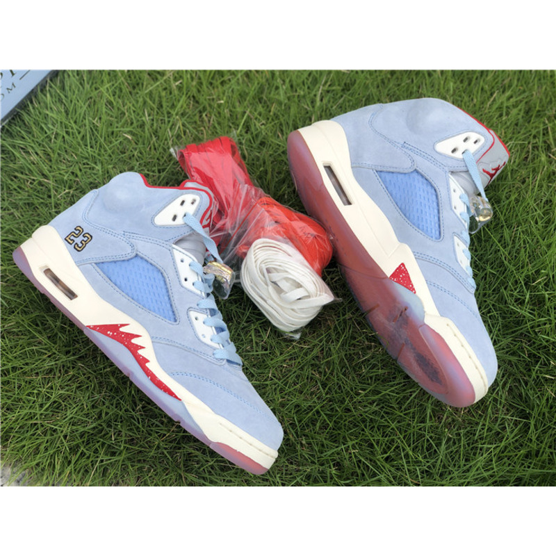 Jordan 5 Trophy Room Ice Blue