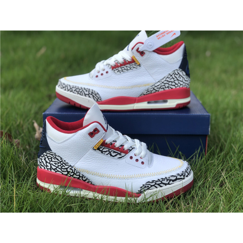 Jordan 3 Retro Cardinal Red White 2022