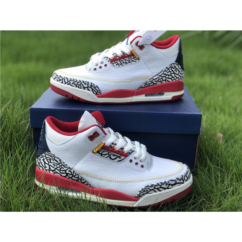 Jordan 3 Retro Cardinal Red White 2022