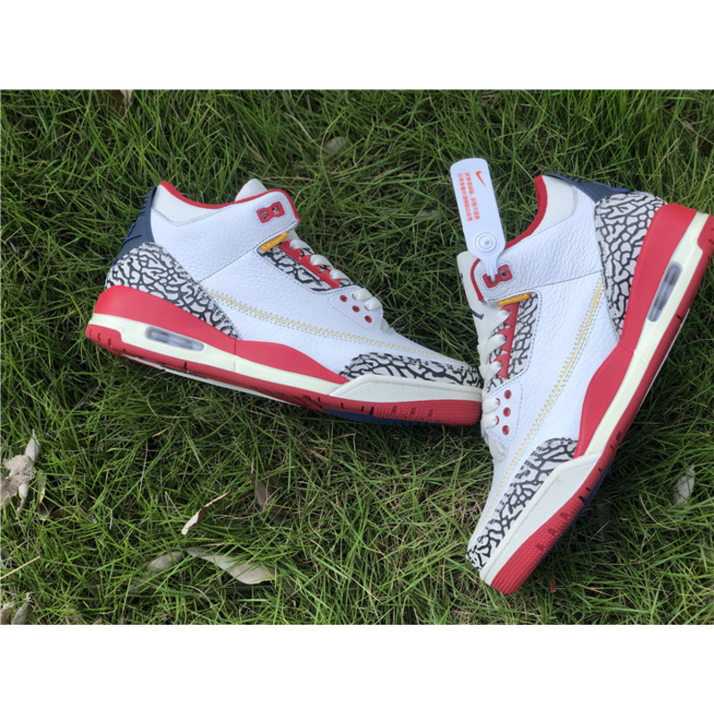 Jordan 3 Retro Cardinal Red White 2022