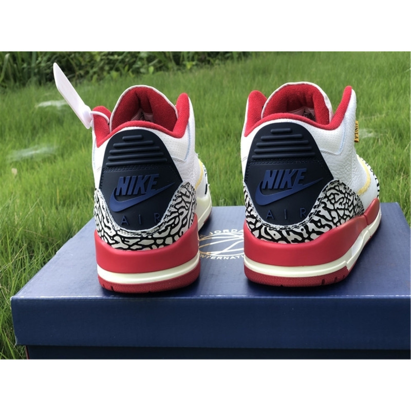 Jordan 3 Retro Cardinal Red White 2022