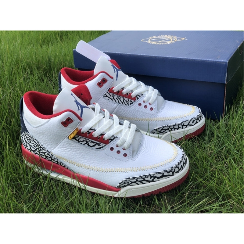 Jordan 3 Retro Cardinal Red White 2022