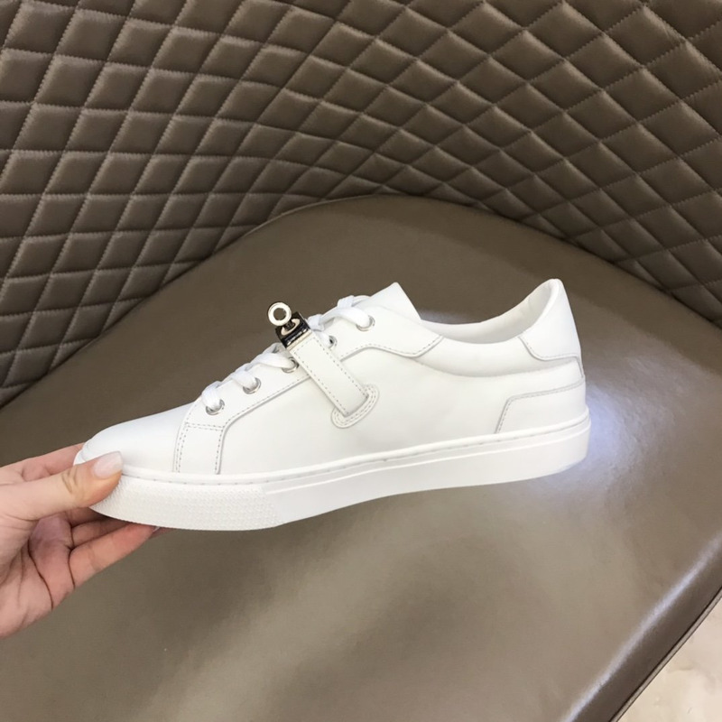 H**mes kelly day low-top sneakers white/silver