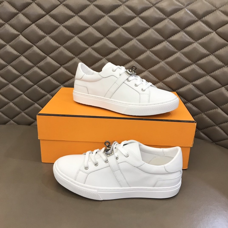 H**mes kelly day low-top sneakers white/silver