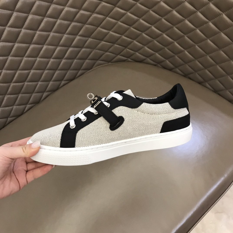 H**mes kelly day low-top sneakers black