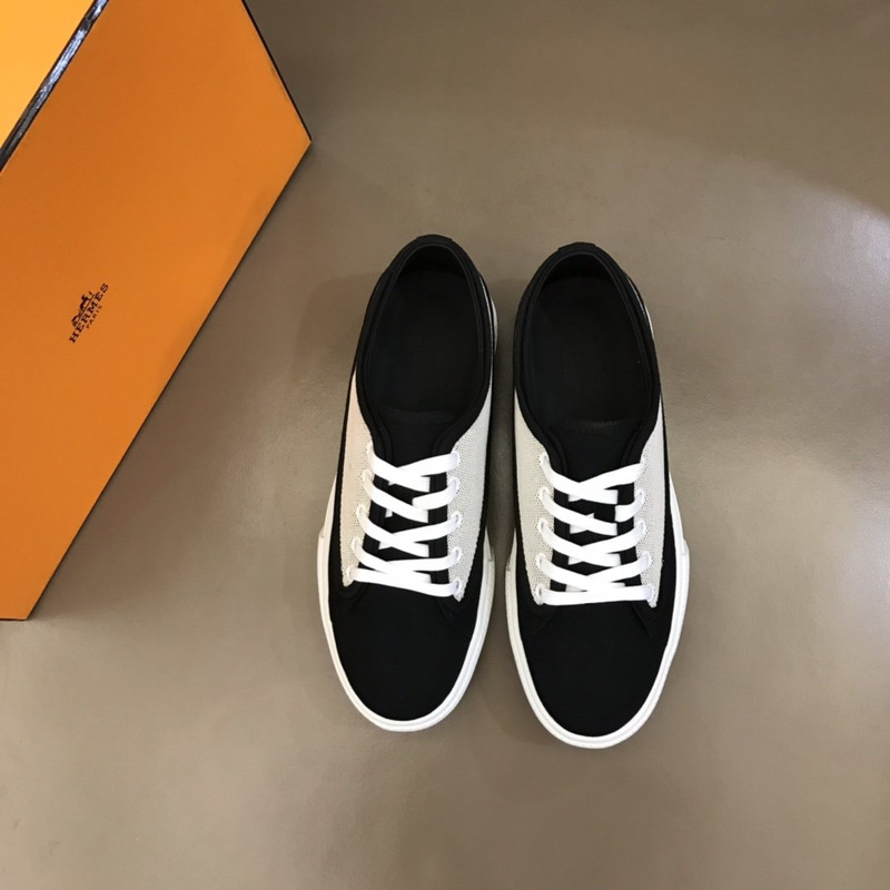 H**mes mens low-top sneakers black