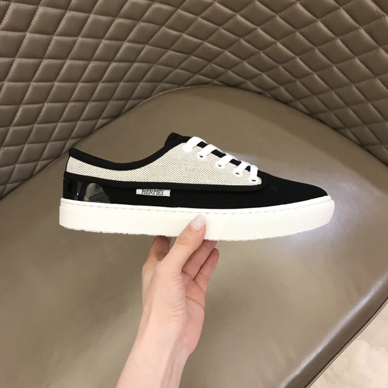 H**mes mens low-top sneakers black