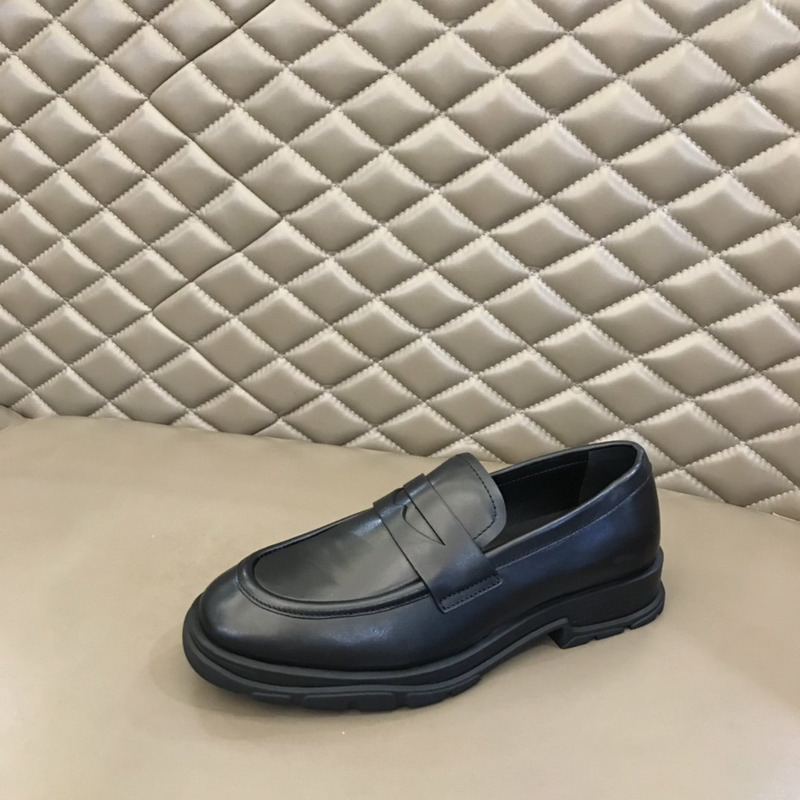 Alexander Mcqueen Rubber-Sole Loafers Black