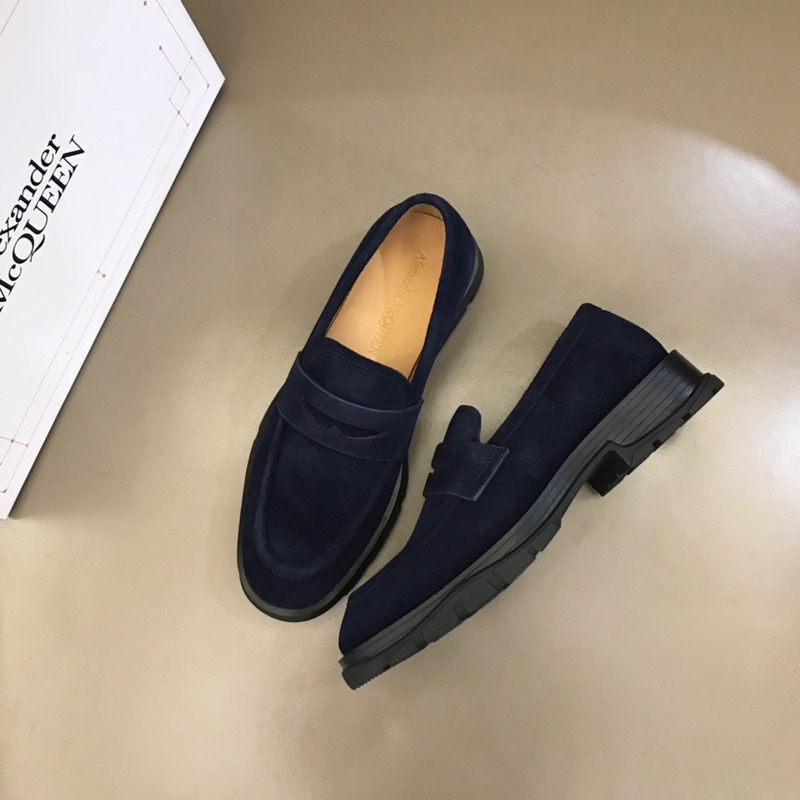 Alexander Mcqueen Loafer Dark Blue