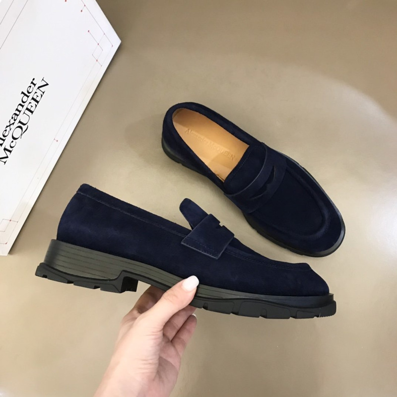 Alexander Mcqueen Loafer Dark Blue