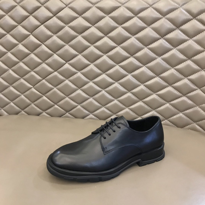 Alexander Mcqueen Slim Tread Lace-up Leather Derby Shoes