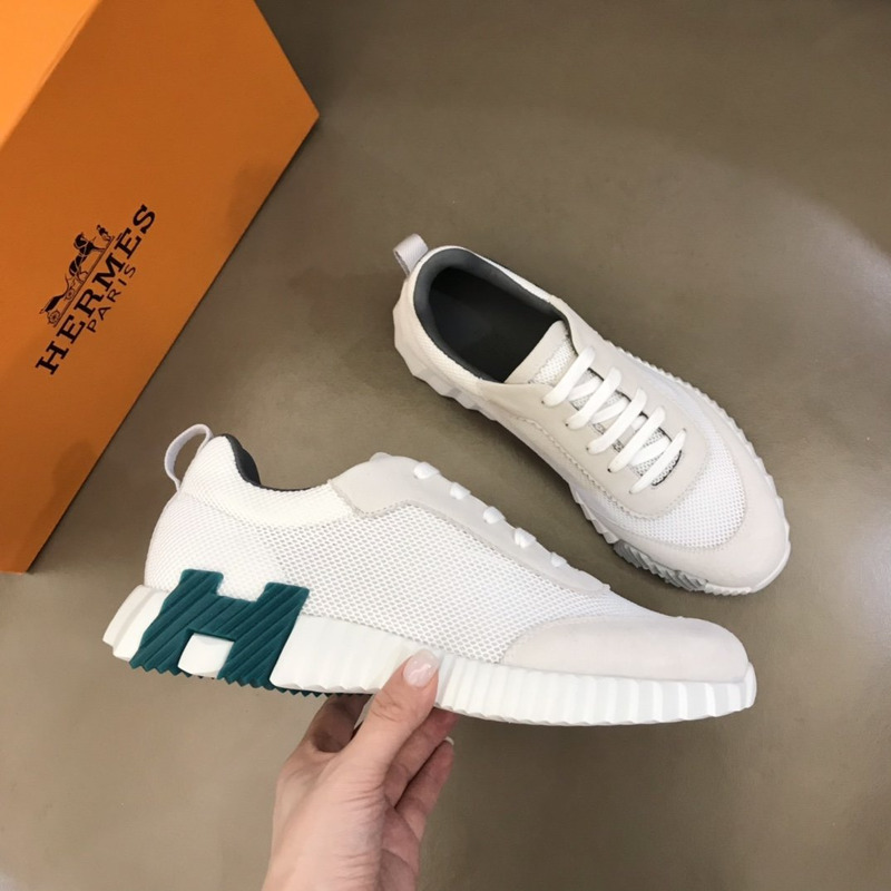 H**mes bouncing sneakers multicolore blanc